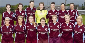  ??  ?? The beaten finalists from Ferns United.