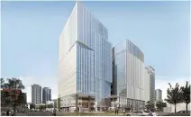  ?? Courtesy of Daewoo E&C ?? Eulji Twin Tower, the new headquarte­rs building of BC Card