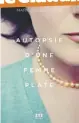  ??  ?? AUTOPSIE D’UNE FEMME PLATE Marie-Renée Lavoie 2017