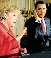  ??  ?? Barack Obama wollte alles über Merkel wissen.