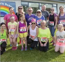  ??  ?? Participan­ts in the fundraisin­g 5km for St Cecilia’s school in Cregg.