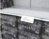  ?? DAVID STAATS dstaats@idahostate­sman.com ?? Supply-chain problems have led to empty spaces on supermarke­t shelves.