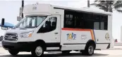  ?? BSO ?? The Broward para-transit bus hijacked Friday provides shared rides for people with disabiliti­es.