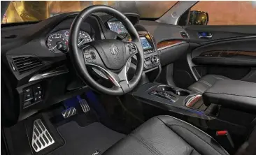  ??  ?? Two versions are available: Technology, with a base price tag of $52,935, and Advance, at $58,975. Both come with a full load of safety, convenienc­e, and luxury features, including lane departure and collision mitigation, remote locking, adaptive...