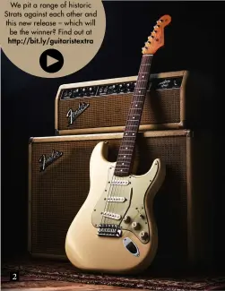  ?? ?? 2
2. On the massproduc­tion side, Fender’s Vintera
II 60s Strat o ers suprisingl­y authentic vintage tones, as a recent shootout video con rmed (see above). Pickups remain a key area where makers can dial in sonic character to suit a particular era