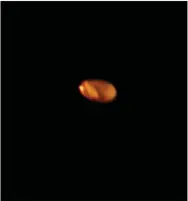  ?? Photograph­s by Clinton Willis and David Cater ?? These images show a “strange object in the night” that was captured by astronomer­s Clinton Willis and David Cater on April 30. The object has not yet been identified.