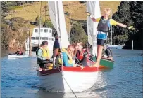  ?? PICTURE / PETER SHARP ?? The Sir Peter Blake Sea Scouts on the Kerikeri River.