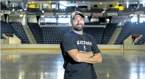  ?? JULIE JOCSAK/POSTMEDIA NEWS ?? Billy Burke is the new head coach of the Niagara IceDogs after serving seven years as an assistant coach with the Ontario Hockey League team.