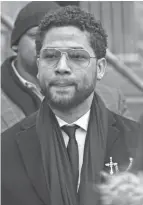  ?? MATT MARTON/AP FILE ?? Former “Empire” actor Jussie Smollett is accused of lying to police when he reported he was the victim of a racist, homophobic attack nearly three years ago.