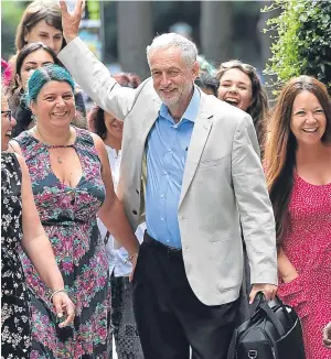  ??  ?? Labour leader Jeremy Corbyn has grassroots support.