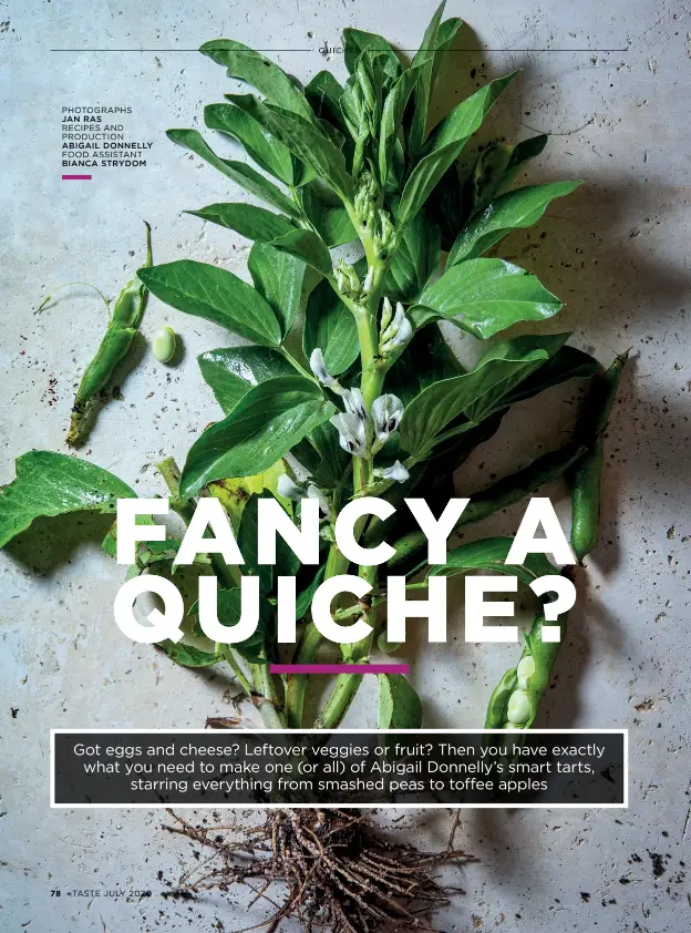  ?? PHOTOGRAPH­S
JAN RAS
RECIPES AND PRODUCTION ABIGAIL DONNELLY FOOD ASSISTANT BIANCA STRYDOM ??