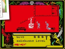  ??  ?? » [ZX Spectrum] Enemies frequently ganged up on Maroc, pursuing him from room to room.