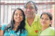  ?? HT ?? Kamal Kumar Agarwal with his family