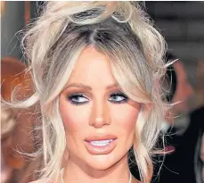  ?? ?? Olivia Attwood said her results were “really, really low”.