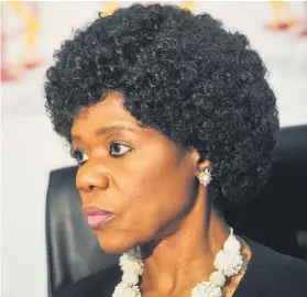  ?? Picture: Jacques Nelles ?? HARSH WORDS. Public Protector Thuli Madonsela yesterday lashed out at the SABC, Eskom, and the ANC Youth League.