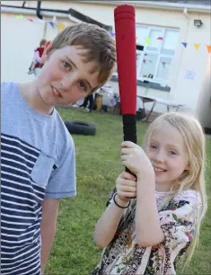  ??  ?? Aaron and Nina Hosey at the Kiltealy National Schol Field Evening .