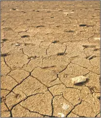  ??  ?? Cracked earth lines the banks of the Villa Victoria. The mayor of Mexico City said Mexico’s drought was the worst in 30 years.