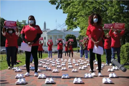  ??  ?? ‘The database reveals how often a simple lack of very basic gear is implicated in so many deaths.’ Photograph: Tom Brenner/Reuters