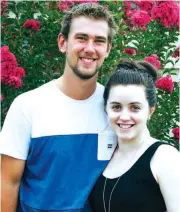  ??  ?? Drouin newlyweds Molly and Grant Rogosin will enjoy a night in Melbourne valued at $300 courtesy of Gippsland Travel after being named the Gazette’s bridal couple of the year.