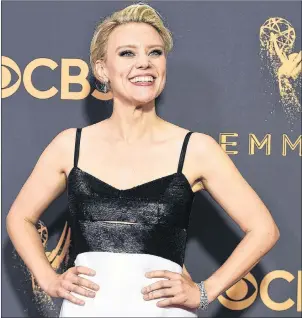  ?? AP PHOTO ?? In this Sept. 17, 2017, file photo, Kate McKinnon arrives at the 69th Primetime Emmy Awards at the Microsoft Theater in Los Angeles. Not every actor struggles in the early years, but there are plenty of origin stories full of tight-money moments....