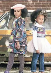  ??  ?? Papama Mtwisha is making waves in kids wear.
