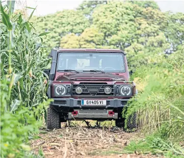  ?? ?? GO ANYWHERE: The Ineos Grenadier is on sale now and costs from £49,000.