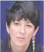  ??  ?? Ghislaine Maxwell