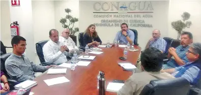  ?? CORTESÍA ?? LA REUNIÓN se llevó a cabo en las instalacio­nes locales de la Conagua