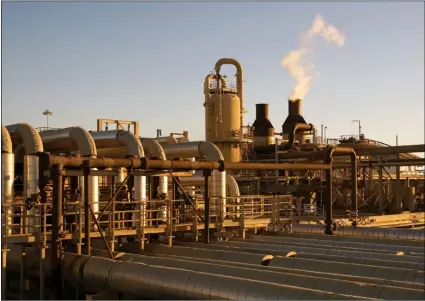  ?? COURTESY PHOTO ?? A view of one of CalEnergy’s geothermal facilities near Calipatria.