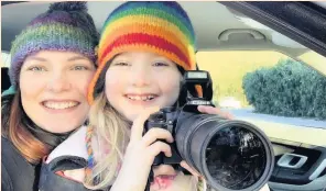  ??  ?? Suzie-Belle Shingler, seven, has been made a Young Wildlife Warrior. She is pictured with mum Gemma