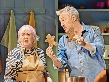  ?? ?? Claire Moore and John Owen-jones in Great British Bake Off: The Musical