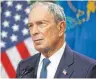  ?? FOTO: DPA ?? Michael Bloomberg hält nichts von Donald Trump.