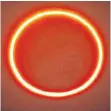  ?? FOTO: DPA ?? Der Mondschatt­en verdunkelt während der Sonnenfins­ternis, die als Feuerring-Phänomen bekannt ist, teilweise die Sonne.