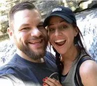  ?? AP ?? Ronnie Brower and his fiancee’ Andrea Masella, who bonded over their weight loss journeys, will marry on Saturday. —