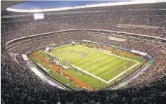  ?? MARCO UGARTE, AP ?? Azteca Stadium in Mexico City will be the site of an NFL game between the Oakland Raiders and the Houston Texans.