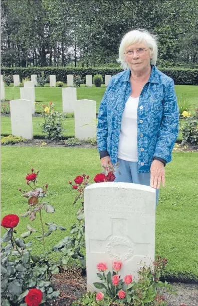  ??  ?? War stories: Pauline Hannigan is thrilled to have heard from several people related to the Kiwi soldiers whose graves she visits in England.