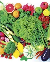  ??  ?? Comer verduras evita la marea alcalina.