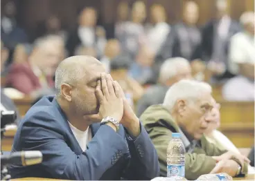  ??  ?? LONG JOURNEY. Ahmed Timol’s nephew Imtiaz Cajee during court proceeding­s in the Ahmed Timol inquest in Pretoria yesterday. Cajee was instrument­al in getting the inquest reopened.