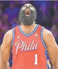  ?? GETTY ?? James Harden will become free agent, but stay in Philly.