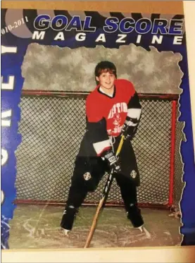  ?? SUBMITTED ?? Aspiring hockey star Ryan Jacoby.