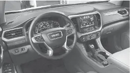  ??  ?? The dash layout is similar to other GM vehicles, but is functional and allows controls to fall easily to hand.