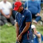  ??  ?? Tiger Woods had a dismal Ryder Cup for the United States.