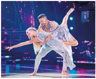  ?? ?? Rose Ayling-ellis with her partner, Giovanni Pernice, in action last night, above, and fellow finalists John Whaite and Johannes Radebe