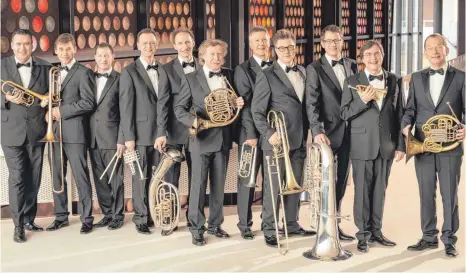  ?? FOTO: PETER ADAMIK ?? Die Formation German Brass kommt am 17. März 2019 ins Konzerthau­s in Ravensburg. Der Vorverkauf hat jetzt begonnen.