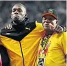  ??  ?? RESPECT Usain with Willis