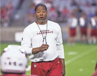  ?? TOM TINGLE/ARIZONA REPUBLIC ?? Arizona Cardinals coach Steve Wilks purchased a home in Chandler.