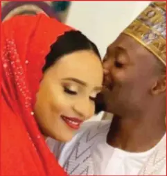  ??  ?? Ahmed Musa with Jamila when the going was good