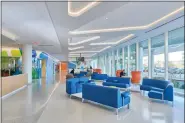  ?? SUBMITTED PHOTO ?? This photo shows the main lobby of the new Children’s Hospital of Philadelph­ia inpatient hospital on Goddard Boulevard in Upper Merion.
