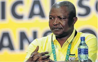  ?? / VELI NHLAPO ?? Deputy President David Mabuza says government will ‘inquire’ from Free State about why an exorbitant party was held for Ace Magashule.