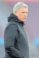  ??  ?? David Moyes